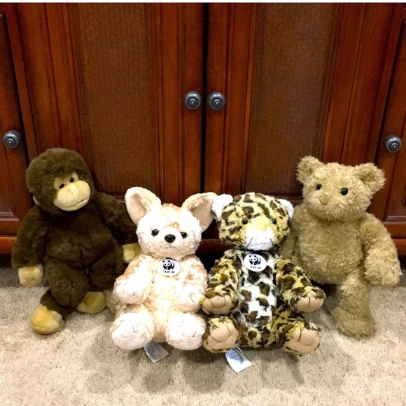 Build-A-Bear Other - ❣️ BUILD-A-BEAR ❣️ COLLECTION EXTREMELY CUTE WWF ZOO COLLECTABLE LOT ( NWOT ) .